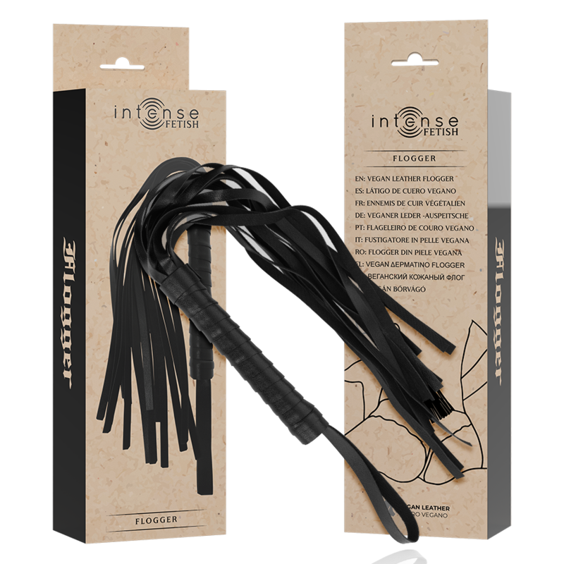 INTENSE - FETISH FLOGGER EN CUIR VÉGÉTALIEN INTENSE FETISH