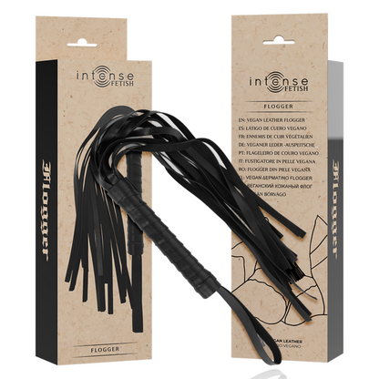 INTENSE - FETISH FLOGGER EN CUIR VÉGÉTALIEN INTENSE FETISH