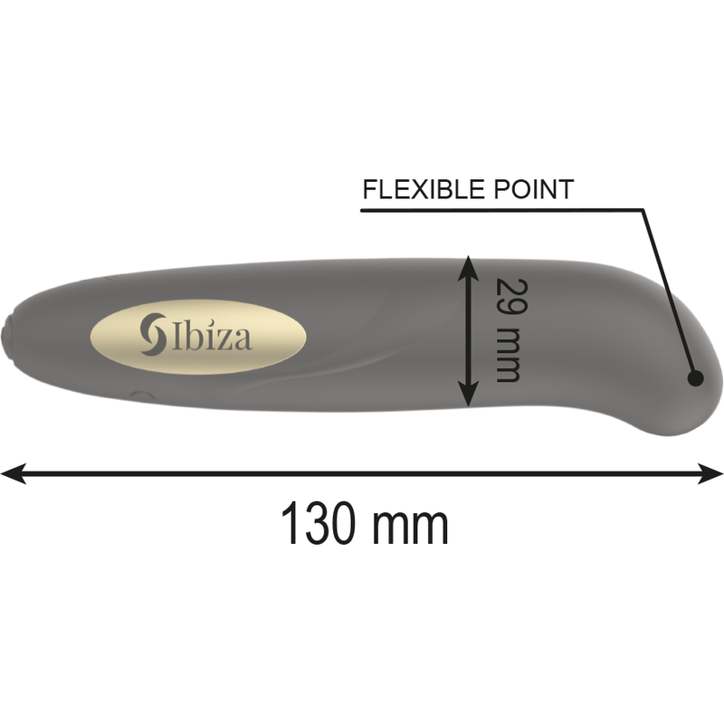 IBIZA - STIMULATEUR DE CLITORIS CHARGEUR USB 10 MODES DE VIBRATION DORÉ 13 X 2,9 IBIZA TECHNOLOGY