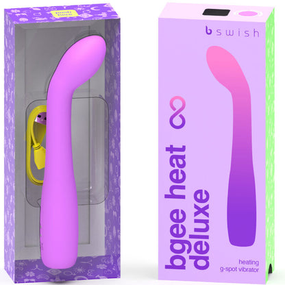 B SWISH - VIBRATEUR RECHARGEABLE BGEE HEAT INFINITE DELUXE LAVANDE SILICONE B SWISH