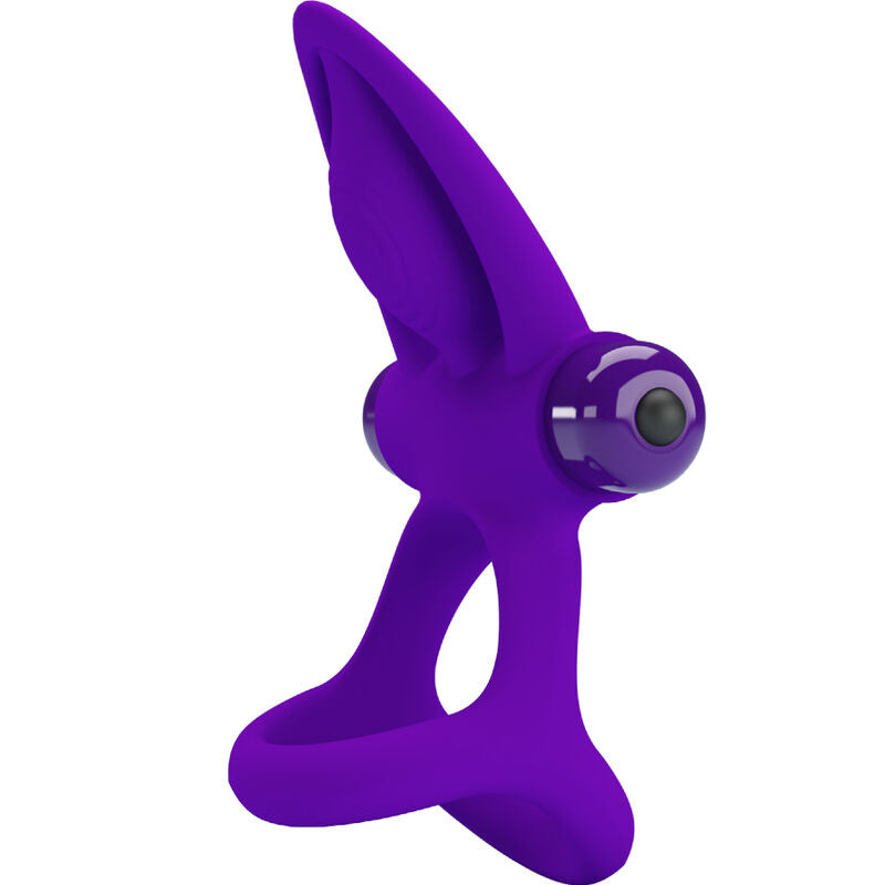 PRETTY LOVE - ANNEAU VIBRATEUR 10 VIBRATIONS SILICONE VIOLETTE PRETTY LOVE MALE