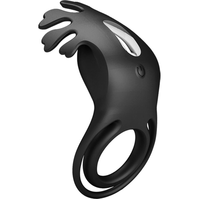 PRETTY LOVE - ANNEAU VIBRATEUR RUBEN 7 VIBRATIONS SILICONE NOIR PRETTY LOVE MALE