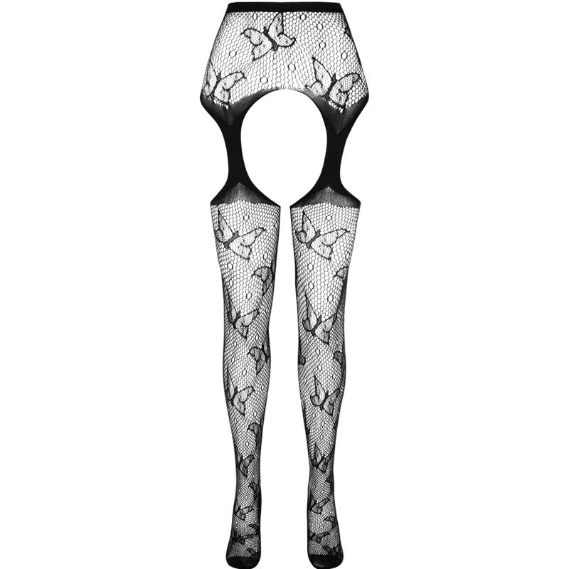 PASSION - BODYSTOCKING ECO COLLECTION ECO S001 ROUGE PASSION WOMAN GARTER & STOCK