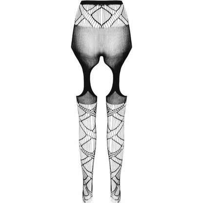 PASSION - BODYSTOCKING ECO COLLECTION ECO S005 BLANC PASSION WOMAN GARTER & STOCK