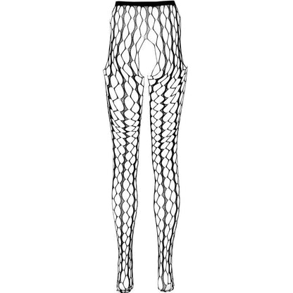 PASSION - BODYSTOCKING ECO COLLECTION ECO S007 NOIR PASSION WOMAN GARTER & STOCK