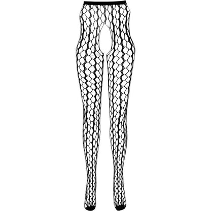 PASSION - BODYSTOCKING ECO COLLECTION ECO S007 NOIR PASSION WOMAN GARTER & STOCK