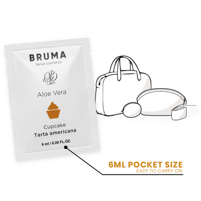 BRUMA - GEL GLISSANT À L''ALOE VERA SAVEUR CUPCAKE 6 ML BRUMA