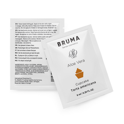 BRUMA - GEL GLISSANT À L''ALOE VERA SAVEUR CUPCAKE 6 ML BRUMA