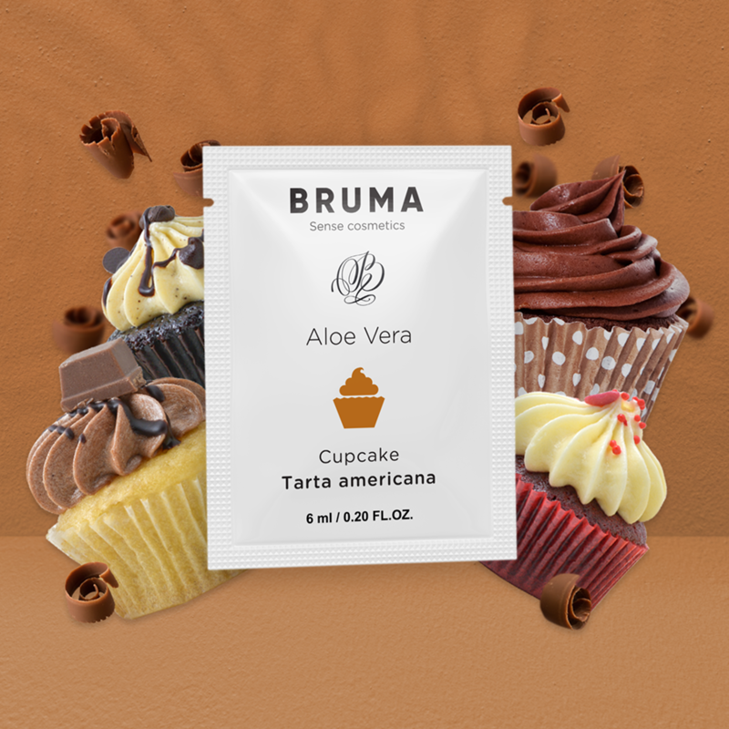 BRUMA - GEL GLISSANT À L''ALOE VERA SAVEUR CUPCAKE 6 ML BRUMA