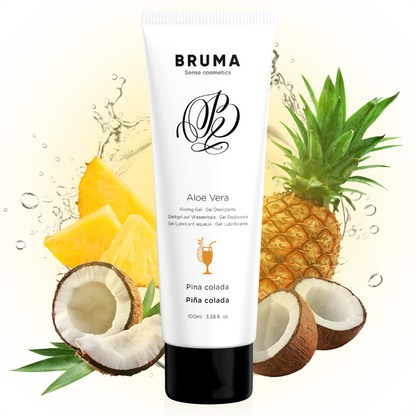 BRUMA - GEL GLISSANT À L''ALOE VERA SAVEUR PINA COLADA 100 ML BRUMA