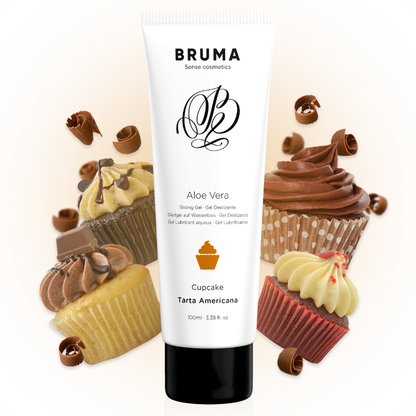 BRUMA - GEL GLISSANT À L''ALOE VERA SAVEUR CUPCAKE 100 ML BRUMA