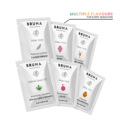 BRUMA - HUILE DE GRAINES DE SATIVA GEL GLISSANT RÉCHAUFFANT SAVEUR DE CANNABIS 6 ML BRUMA