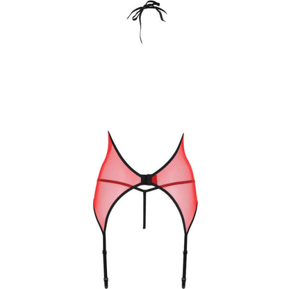 PASSION - PEONIA CORSET LIGNE ÉROTIQUE ROUGE S/M PASSION WOMAN