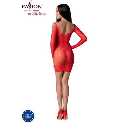 PASSION - BS101 BODYSTOCKING ROUGE TAILLE UNIQUE PASSION WOMAN BODYSTOCKINGS