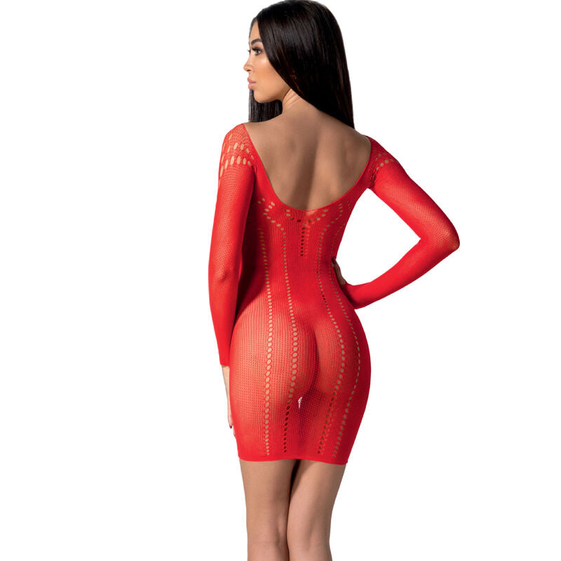 PASSION - BS101 BODYSTOCKING ROUGE TAILLE UNIQUE PASSION WOMAN BODYSTOCKINGS