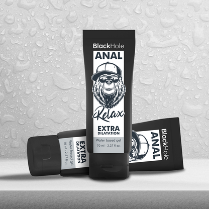 BLACK HOLE - GEL DE DILATATION ANALE À BASE D'EAU 70 ML BLACK HOLE