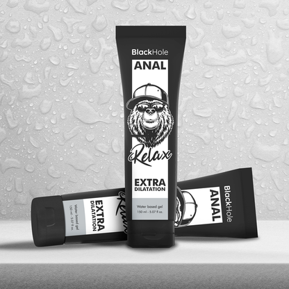 BLACK HOLE - GEL À BASE D'EAU DILATATION ANALE 150 ML BLACK HOLE