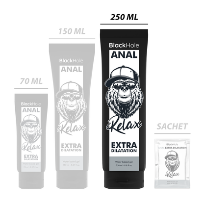 BLACK HOLE - GEL À BASE D'EAU DILATATION ANALE 250 ML BLACK HOLE
