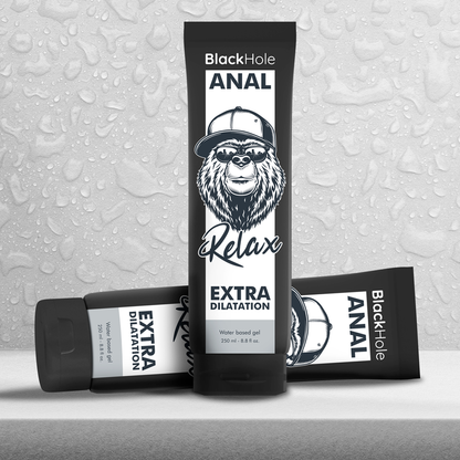 BLACK HOLE - GEL À BASE D'EAU DILATATION ANALE 250 ML BLACK HOLE