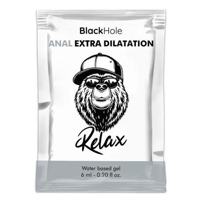 BLACK HOLE - GEL À BASE D'EAU EXTRA DILATATION 6 ML DOSE UNIQUE BLACK HOLE