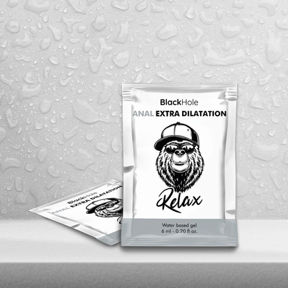 BLACK HOLE - GEL À BASE D'EAU EXTRA DILATATION 6 ML DOSE UNIQUE BLACK HOLE