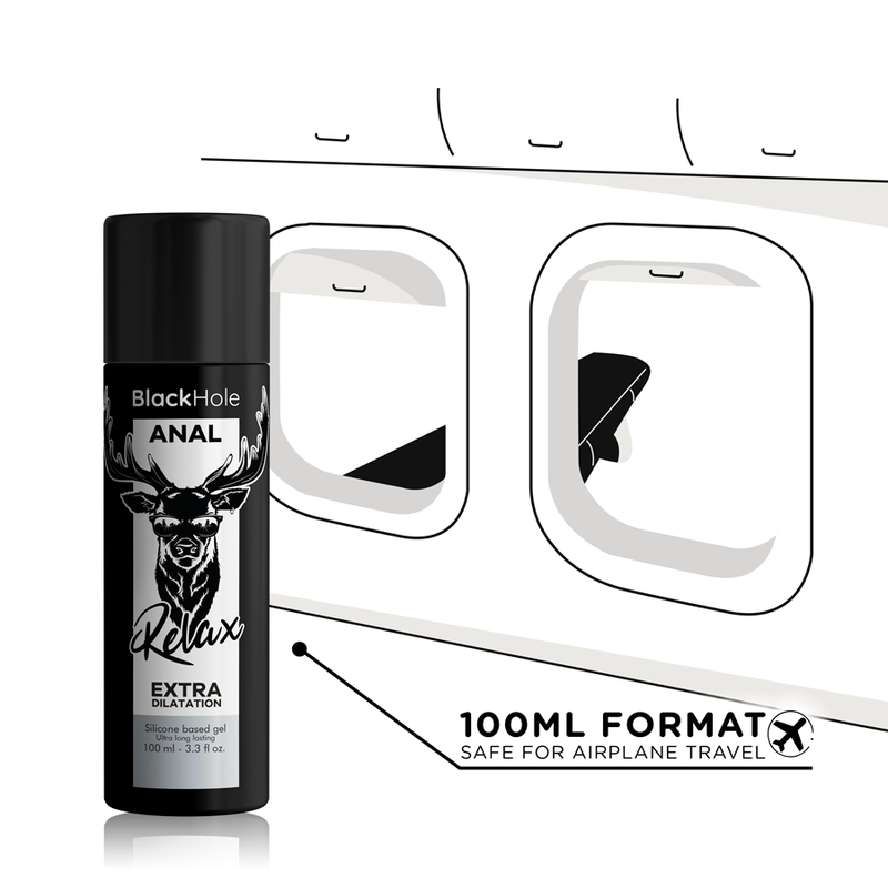 BLACK HOLE - GEL SILICONE DILATATION ANALE 100 ML BLACK HOLE