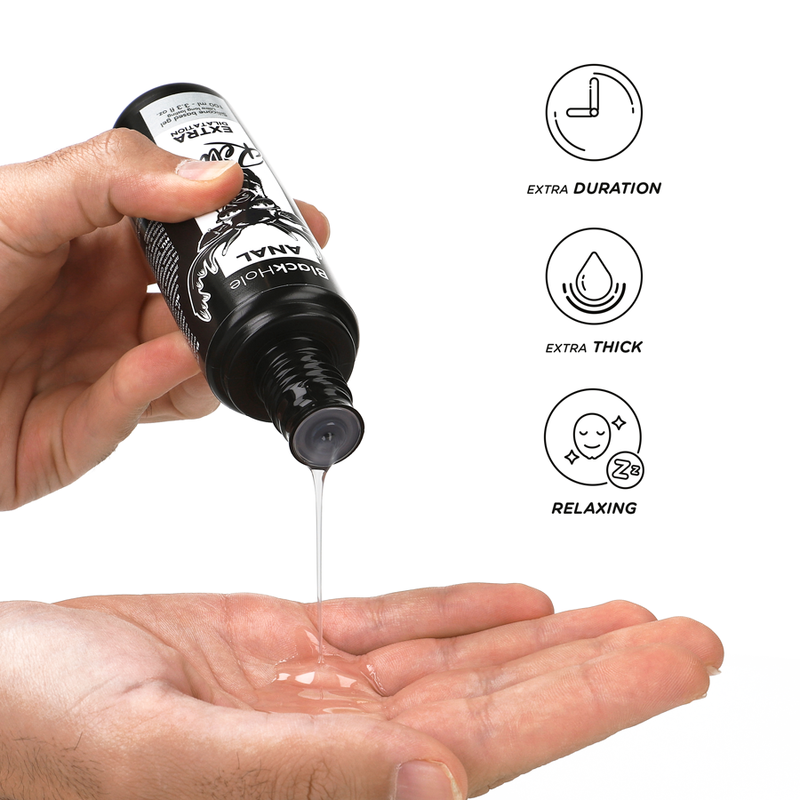 BLACK HOLE - GEL SILICONE DILATATION ANALE 100 ML BLACK HOLE