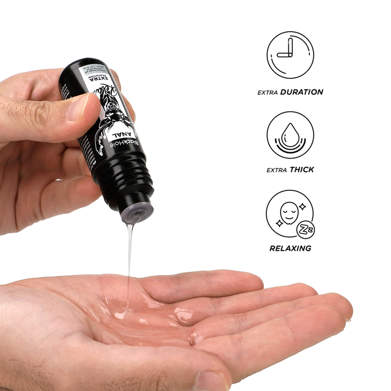 BLACK HOLE - GEL SILICONE DILATATION ANALE 30 ML BLACK HOLE