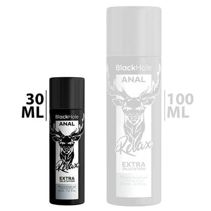 BLACK HOLE - GEL SILICONE DILATATION ANALE 30 ML BLACK HOLE