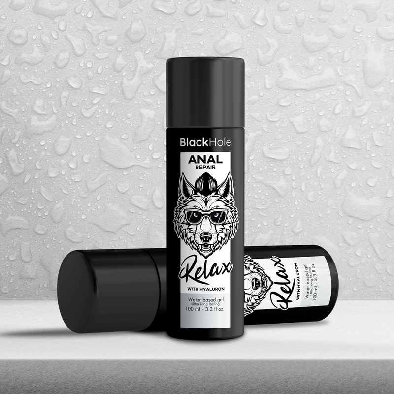 BLACK HOLE - RÉPARATION ANALE RELAX À BASE D'EAU AVEC HYALURON 100 ML BLACK HOLE