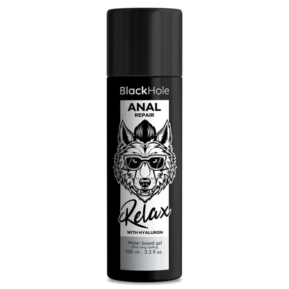 BLACK HOLE - RÉPARATION ANALE RELAX À BASE D'EAU AVEC HYALURON 100 ML BLACK HOLE