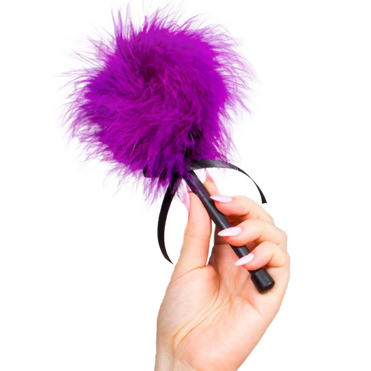 SECRETPLAY - DUSTER MARABOU ROSE VIOLET SECRETPLAY 100% FETISH