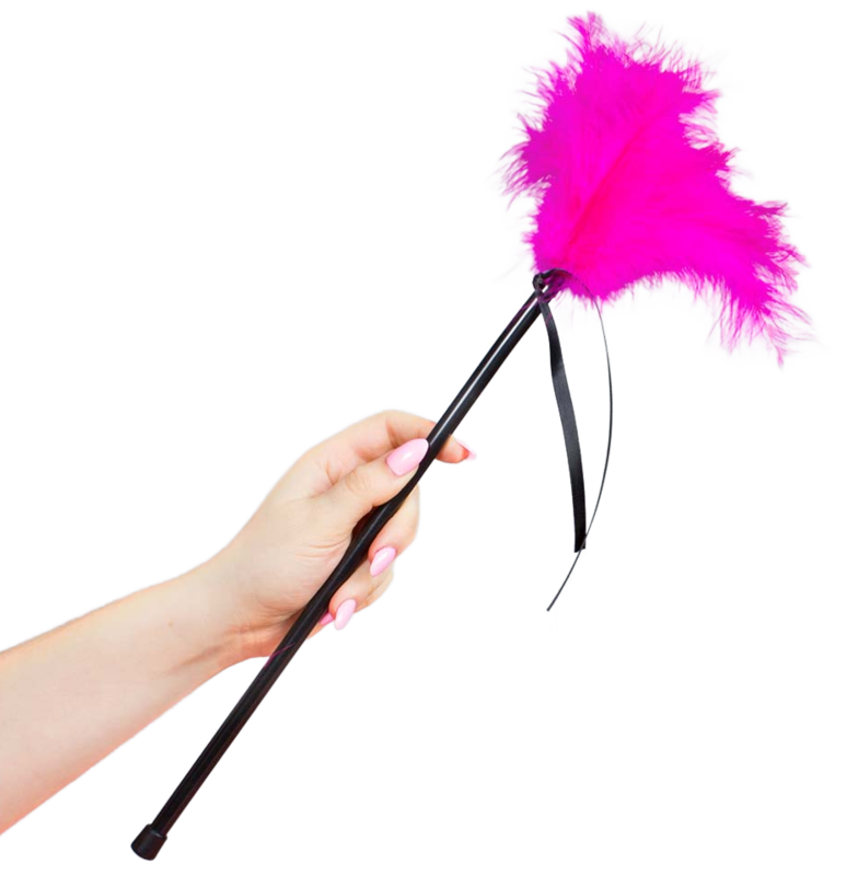 SECRETPLAY - PLUMES ROSE 40 CM SECRETPLAY 100% FETISH