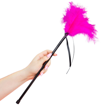 SECRETPLAY - PLUMES ROSE 40 CM SECRETPLAY 100% FETISH