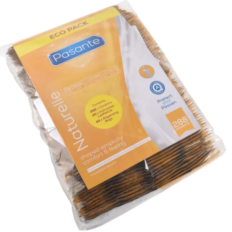 PASANTE - PRÉSERVATIFS ECO PACK NATURELLE SAC 288 UNITÉS PASANTE