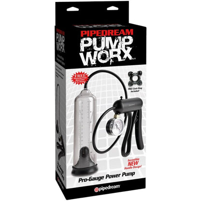 PUMP WORX - POMPE PUISSANTE PRO-GAUGE TRANSPARENTE PUMP WORX
