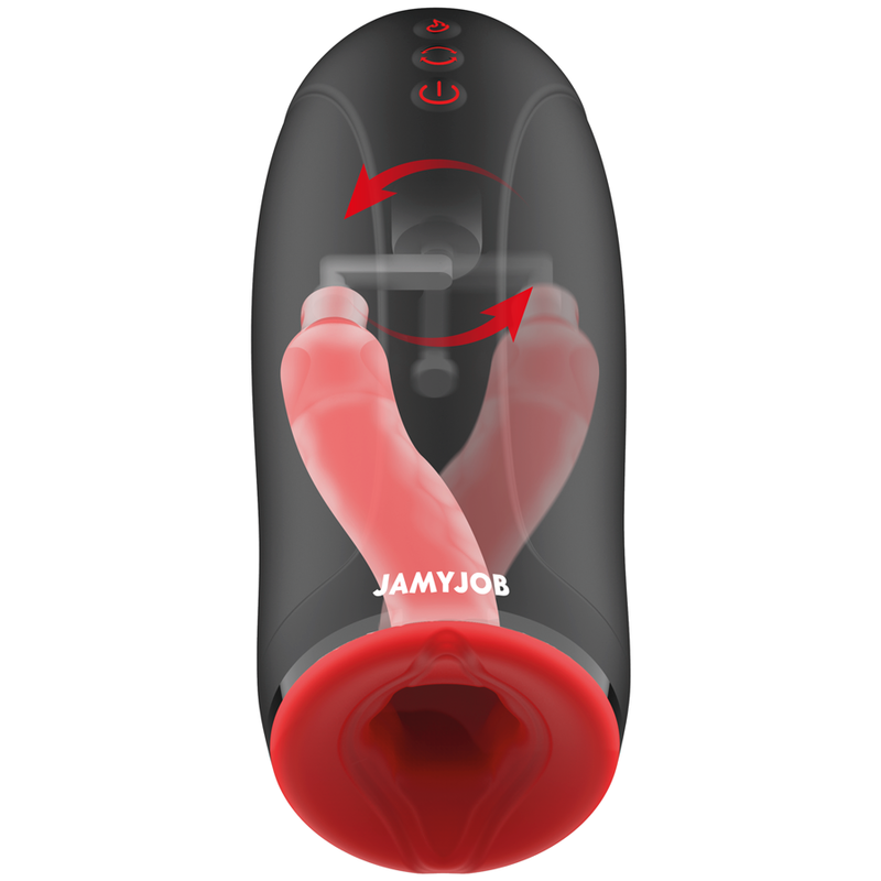 JAMYJOB - MASTURBATEUR  EFFET CHAUFFANT SWING-R, SWING TECH ET VIBRATION JAMYJOB