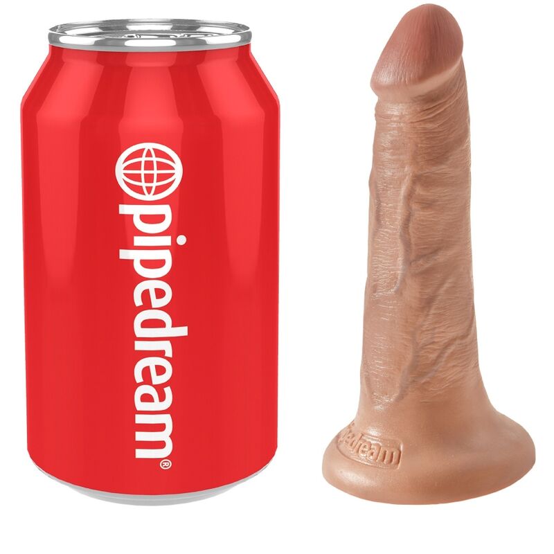 KING COCK - PÉNIS RÉALISTE 12 CM CARAMEL KING COCK