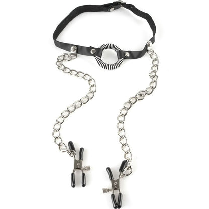 FETISH FANTASY SERIES - GAG AVEC PINCES  NIPPLE FETISH FANTASY SERIES