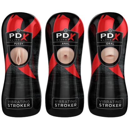 PDX ELITE - ENSEMBLE DE COUREURS 12 UNITÉS: 6X VAGIN, 3X ANO, 3X BOUCHE PDX ELITE