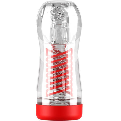 PDX ELITE - STROKER VIEWTUBE 2 SPIRALE COMPRESSION TRANSPARENT PDX ELITE