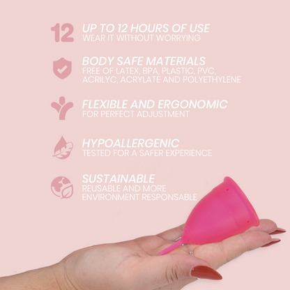 INTIMICHIC - COUPE MENSTRUELLE EN SILICONE MÉDICALE - TAILLE S INTIMICHIC