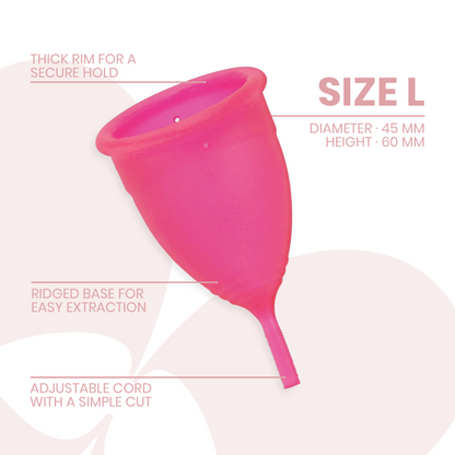 INTIMICHIC - COUPE MENSTRUELLE EN SILICONE MÉDICALE - TAILLE L INTIMICHIC