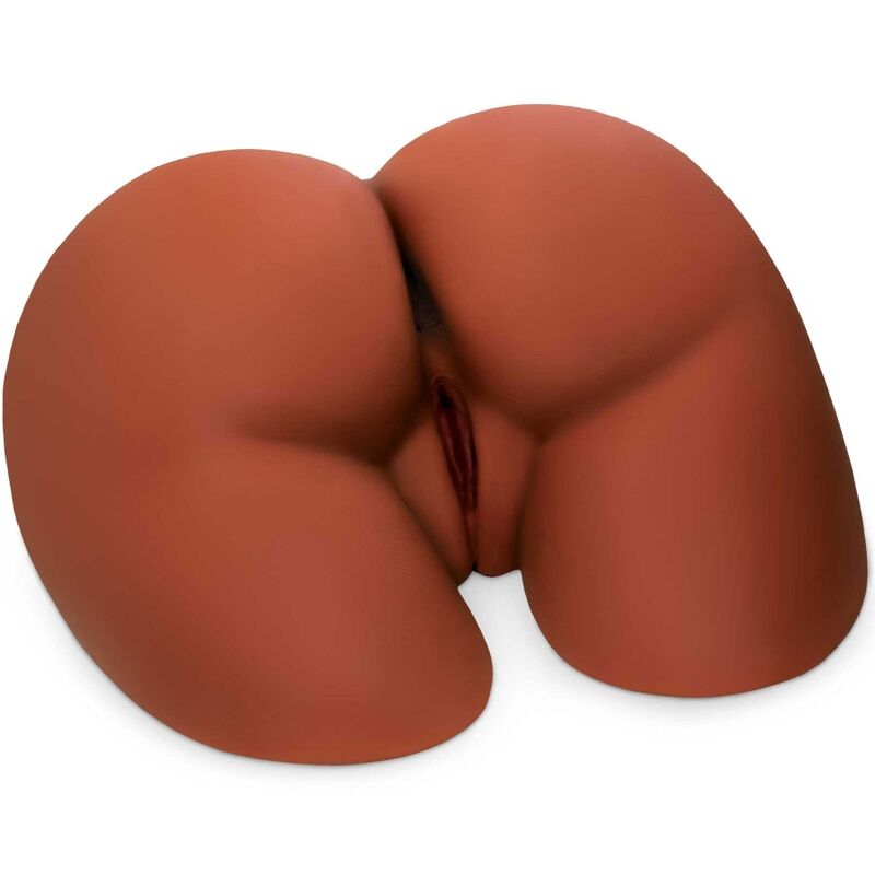 PDX PLUS - MASTURBATEUR MARRON DOUBLE ENTRÉE PERFECT ASS XL PDX PLUS+