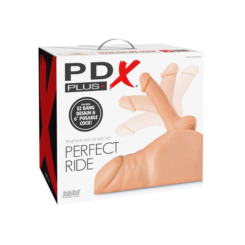 PDX PLUS - MASTURBATEUR DE PÉNIS ET D'ANUS PERFECT RIDE PDX PLUS+