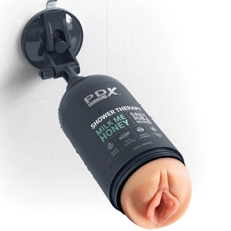 PDX PLUS - MASTURBATEUR STROKER CONCEPTION DISCRÈTE DE LA BOUTEILLE DE SHAMPOOING AU MIEL MILK ME PDX PLUS+