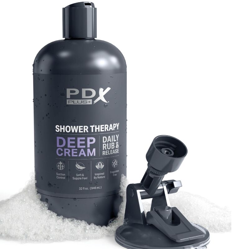 PDX PLUS - STROKER MASTURBATEUR DISCRET DEEP CREAM SHAMPOOING CONCEPTION DE BOUTEILLE PDX PLUS+
