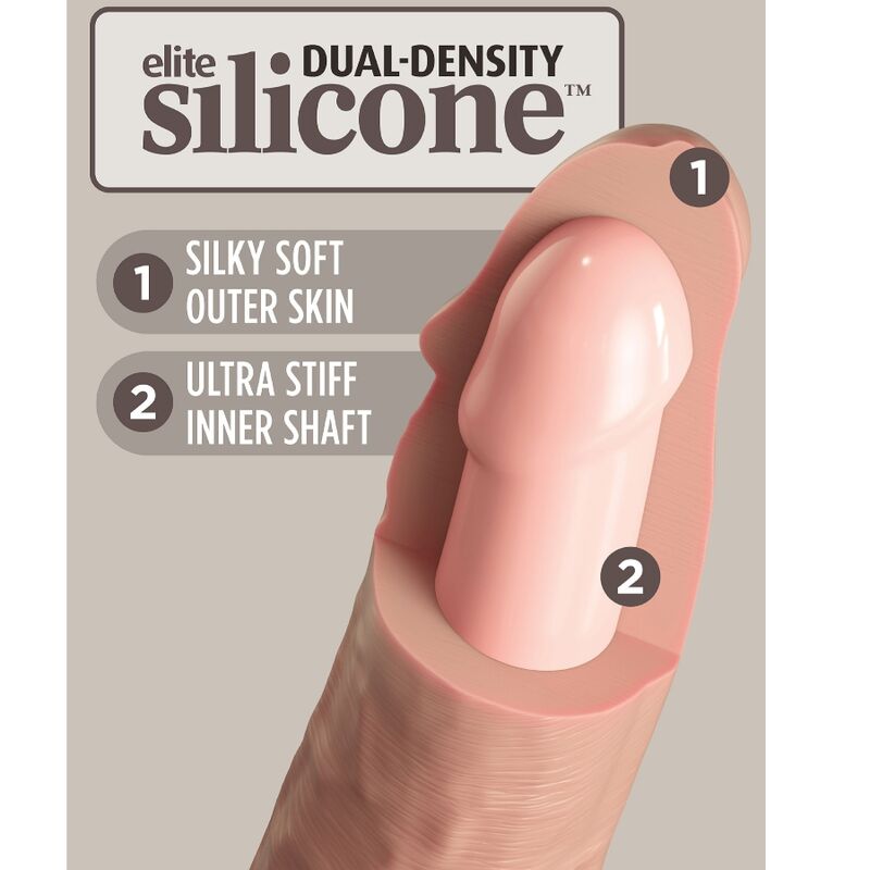 KING COCK - ELITE GODE RÉALISTE EN SILICONE 15.2 CM KING COCK