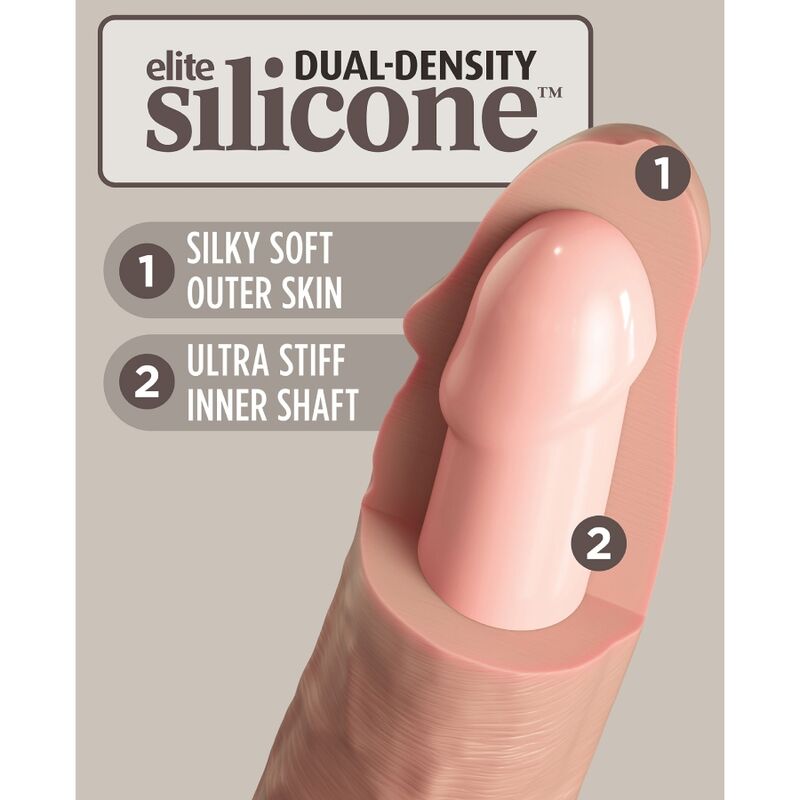 KING COCK - ELITE GODE RÉALISTE EN SILICONE 28 CM KING COCK