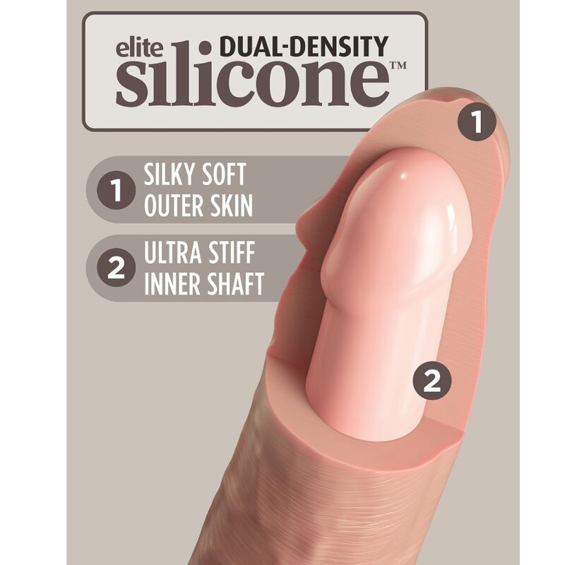 KING COCK - ELITE HARNAIS RÉGLABLE AVEC GODE 15.2 CM POUR DÉBUTANTS KING COCK